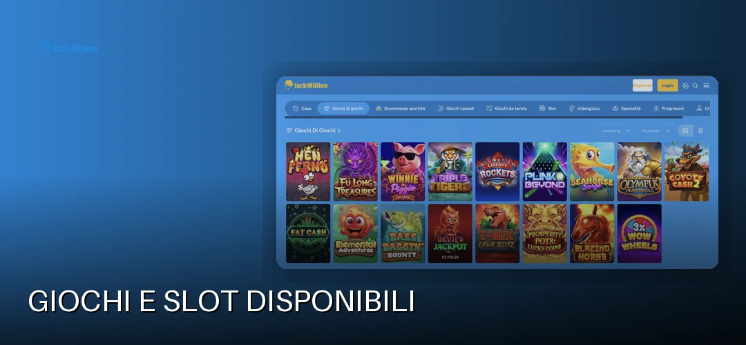 JackMillion promotional banner